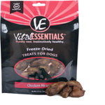 Vital Essentials Chicken Hearts Freeze-Dried Raw Dog Treats, 3.75OZ